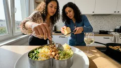 Salát Srdce: vrstvená večeře, která drží tvar a překvapí jednou uzenou vrstvou