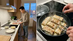 Hotové za 30 minut – a propečené i uprostřed: rolky z tenkého lavaše s mletým masem