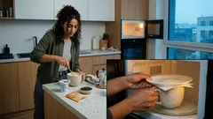 Tvarohový muffin z mikrovlnky za 3 minuty: jednoduchý trik, aby byl nadýchaný