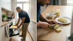 Pohoštění na poslední chvíli: jemná vaječná roláda se sýrovou náplní (a malý trik, aby držela tvar)