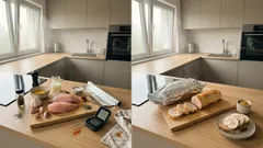 Domácí kuřecí „šunka“ pečená ve fólii – jednoduchý váleček s trikem, který drží tvar