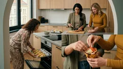 Křupavé tortilla kornouty s kuřetem a suluguni: efektní chuťovka z trouby