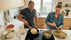 Když dojde chleba: kynuté placky na pánvi z pár surovin a jeden malý trik k měkkosti